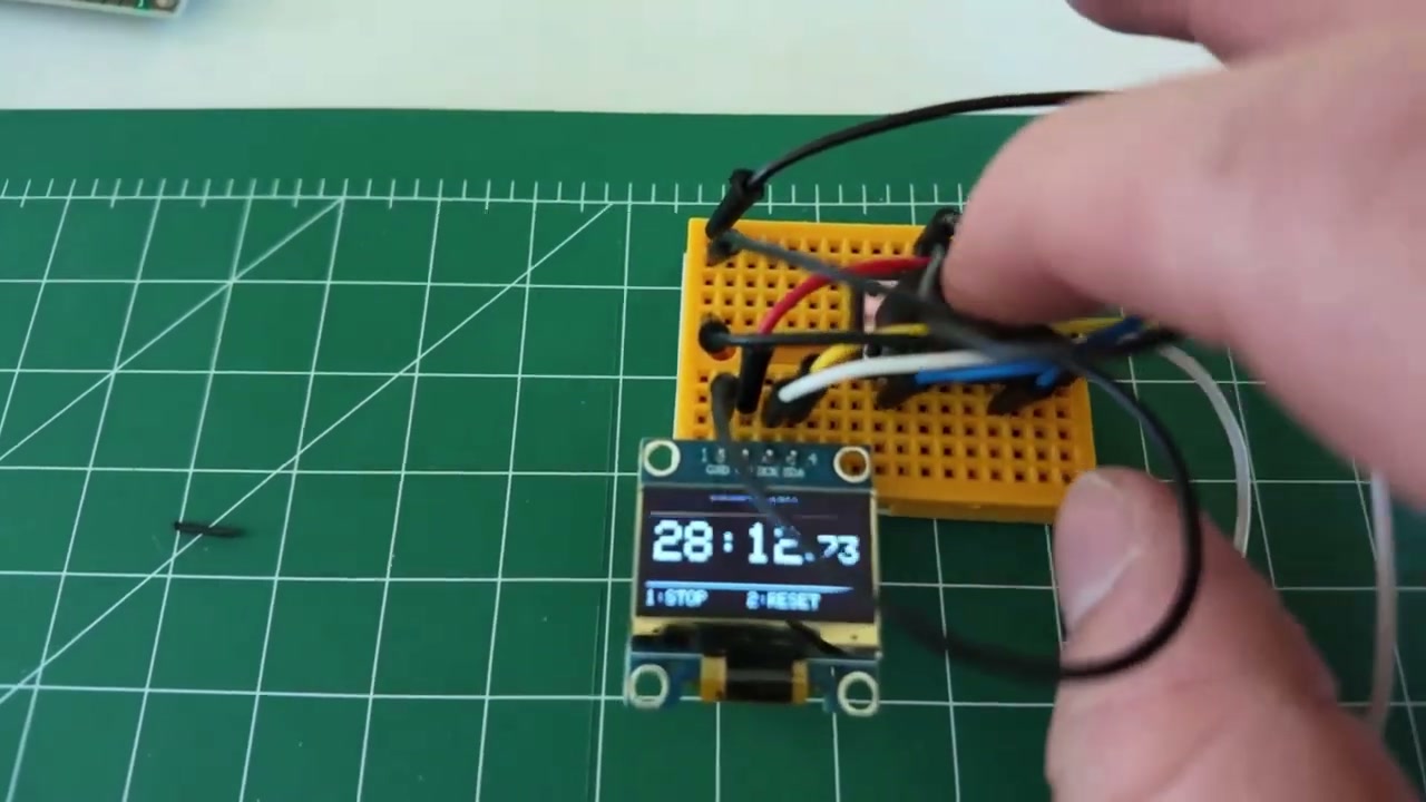 The stopwatch at the end of the build: 28 minutes and 13 seconds.